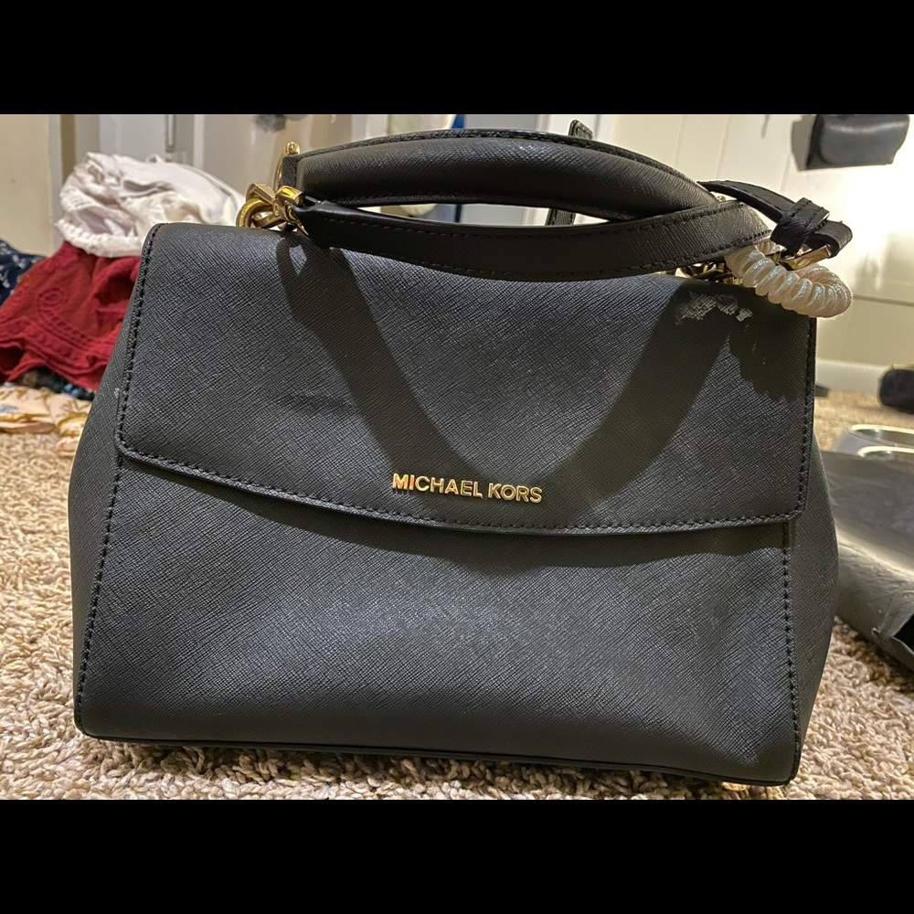 MK black classic purse